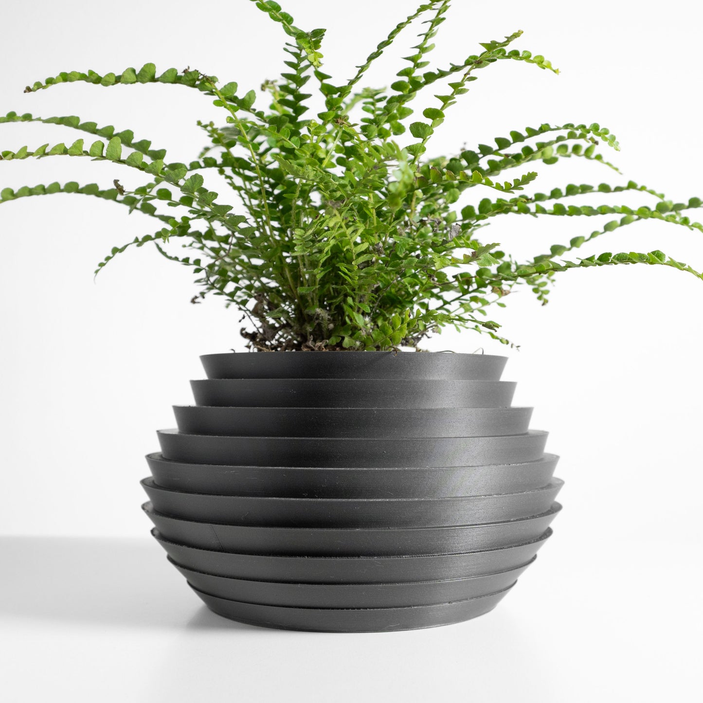 planter pot, sculptural architectural tabletop succulent desktop herb vessel, contemporary