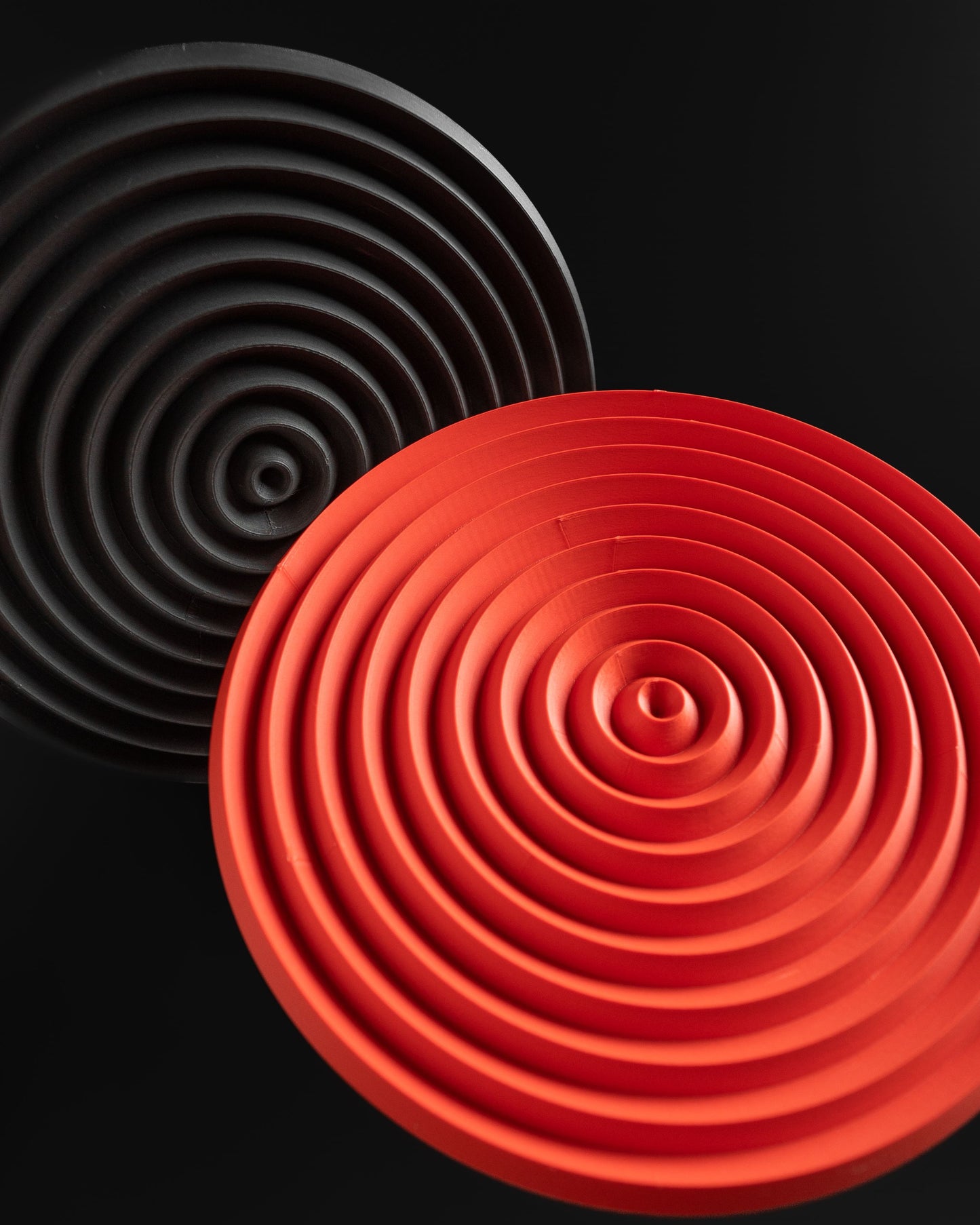 Elegant Tray Storage, Lidded Catchall, Bathroom Organizer, Bedside Desktop Caddy, Minimalist Ribbed Container