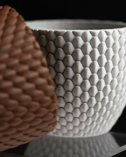 Planter Pot, Succulent Holder, Indoor Container, Minimal Desk, Contemporary Decor