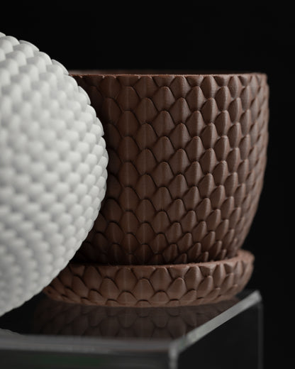 Planter Pot, Succulent Holder, Indoor Container, Minimal Desk, Contemporary Decor