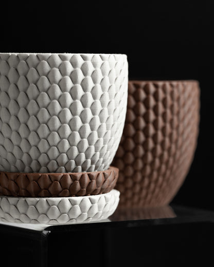 Planter Pot, Succulent Holder, Indoor Container, Minimal Desk, Contemporary Decor