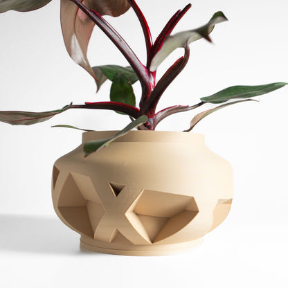 Succulent Planter, Geometric Desktop Herb Holder, Modern Minimalist Sculptural Accent