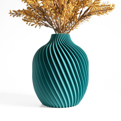 Minimalist Vase, Layered Japandi Tabletop Decor, Mantel Display, Modern Sculptural