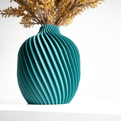 Minimalist Vase, Layered Japandi Tabletop Decor, Mantel Display, Modern Sculptural