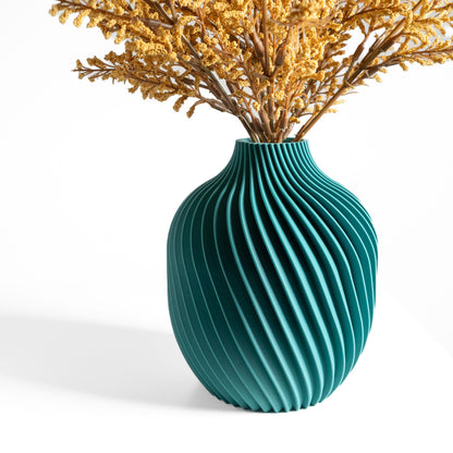 Minimalist Vase, Layered Japandi Tabletop Decor, Mantel Display, Modern Sculptural