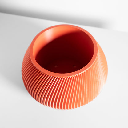 Indoor Plant Holder, Minimalist Desk Planter, Japandi Herb Container, Sculptural