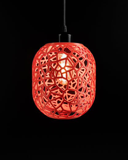 Pendant Lamp, Geometric Ceiling Shade, Kitchen Island Lighting, Sculptural Minimalist