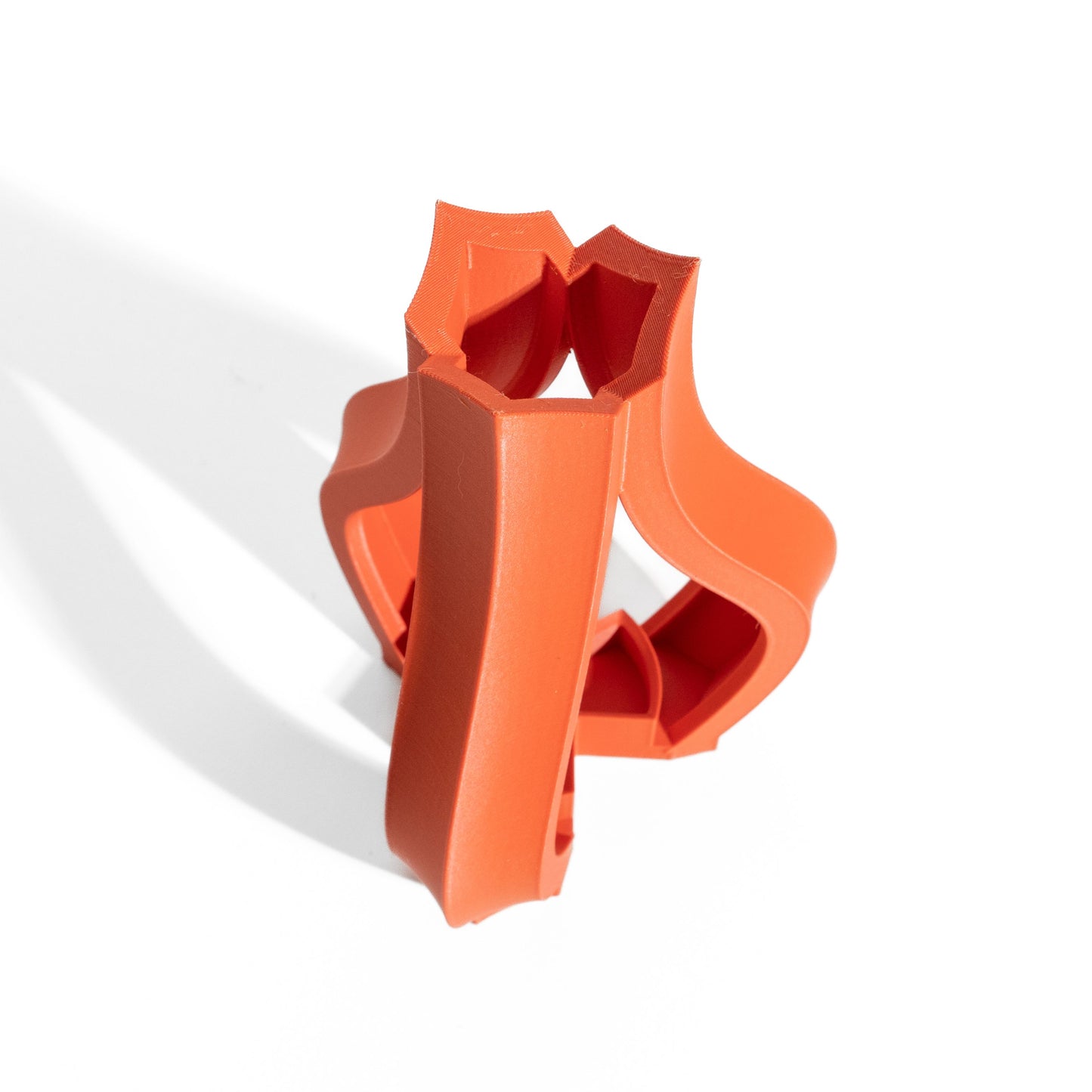 Modern Vase, Geometric Tabletop Sculpture, Minimalist Flower Holder, Japandi Mantel