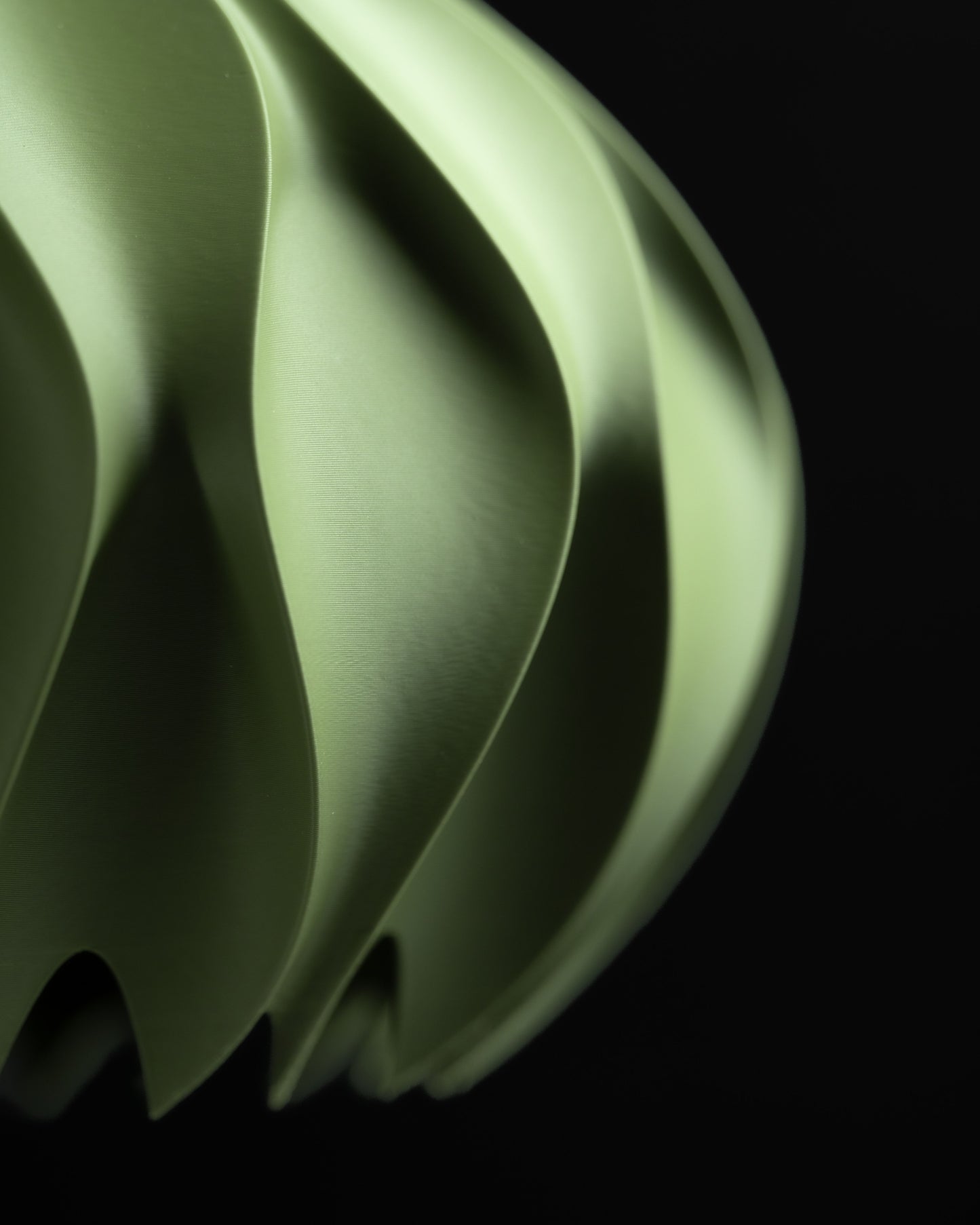 pendant light, minimalist japandi kitchen island shade, sculptural ceiling illuminator