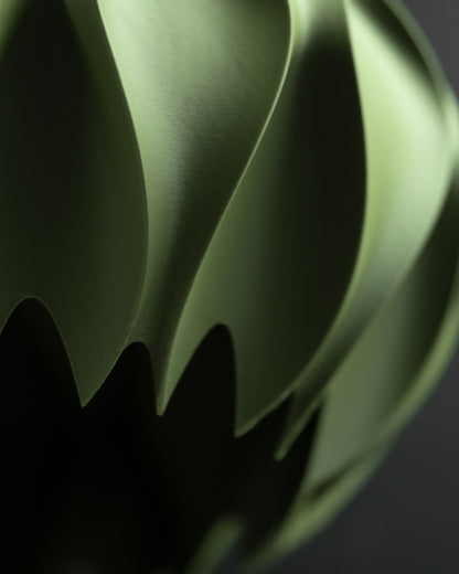 pendant light, minimalist japandi kitchen island shade, sculptural ceiling illuminator