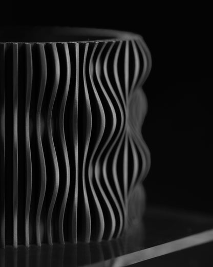 Statement Planter Pot, Decorative Herb Holder, Succulent Container, Minimalist Cactus Box, Organic Shaped