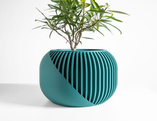 Succulent Planter, Indoor Botanical Pot, Desk Organizer, Contemporary MatteFinish