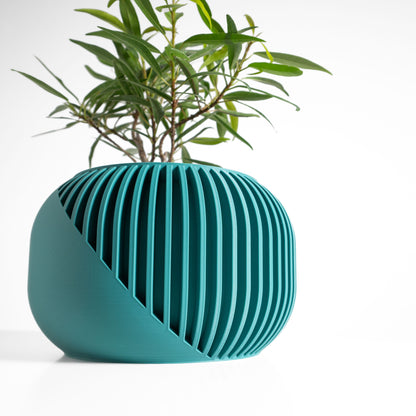 Succulent Planter, Indoor Botanical Pot, Desk Organizer, Contemporary MatteFinish