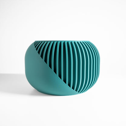 Succulent Planter, Indoor Botanical Pot, Desk Organizer, Contemporary MatteFinish