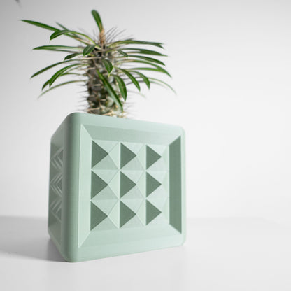 Planter Pot, Succulent Holder, Herb Container, Desk Decor, Contemporary Accent