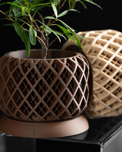 Indoor Planter, Succulent Pot, Herb Container, Modern Stand, Minimalist Decorative