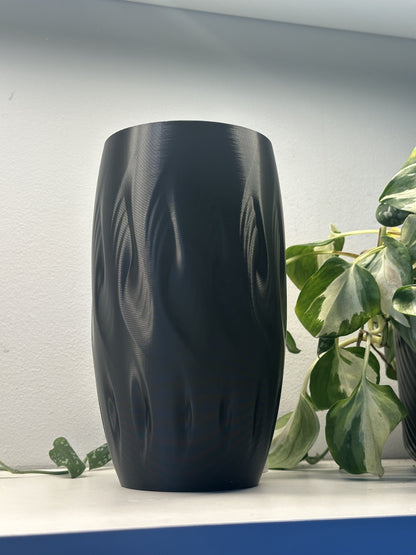 Flame TwistOriginal  Decorative Vase, Stylish Minimalist Spiral Tabletop Flower Holder, Contemporary-Textured Art Deco Accent