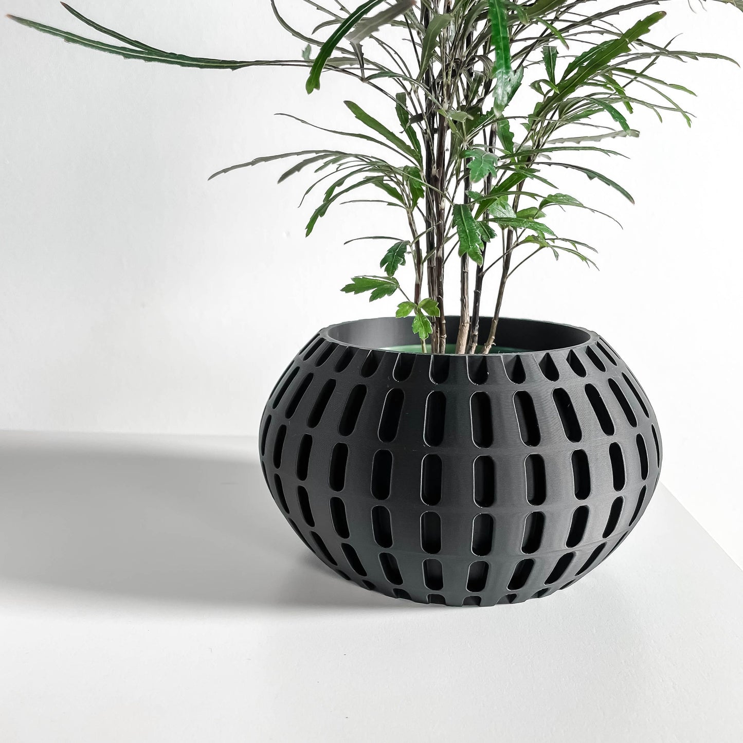 Planter Pot, Modern Tabletop Herb Holder, Succulent Vessel, Workstation Organizer