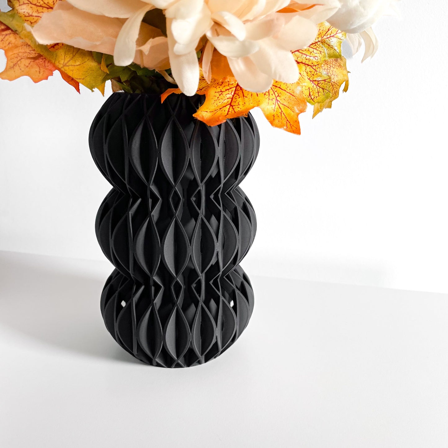 Modern Vase, Minimalist Organic Tabletop Accent, Nordic Sculptural Flower Holder