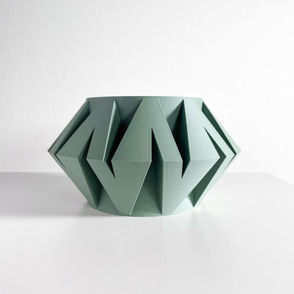 Planter Pot, Sculptural Succulent Holder, Herb Container, Architectural Modern Accent