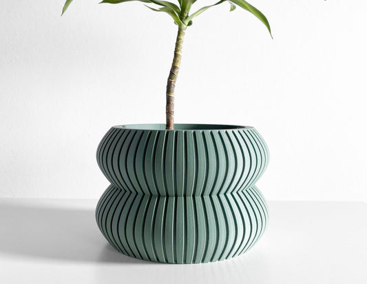 planter pot modern desktop succulent holder, plant lover gift, stylish desk organizer