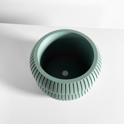 planter pot modern desktop succulent holder, plant lover gift, stylish desk organizer