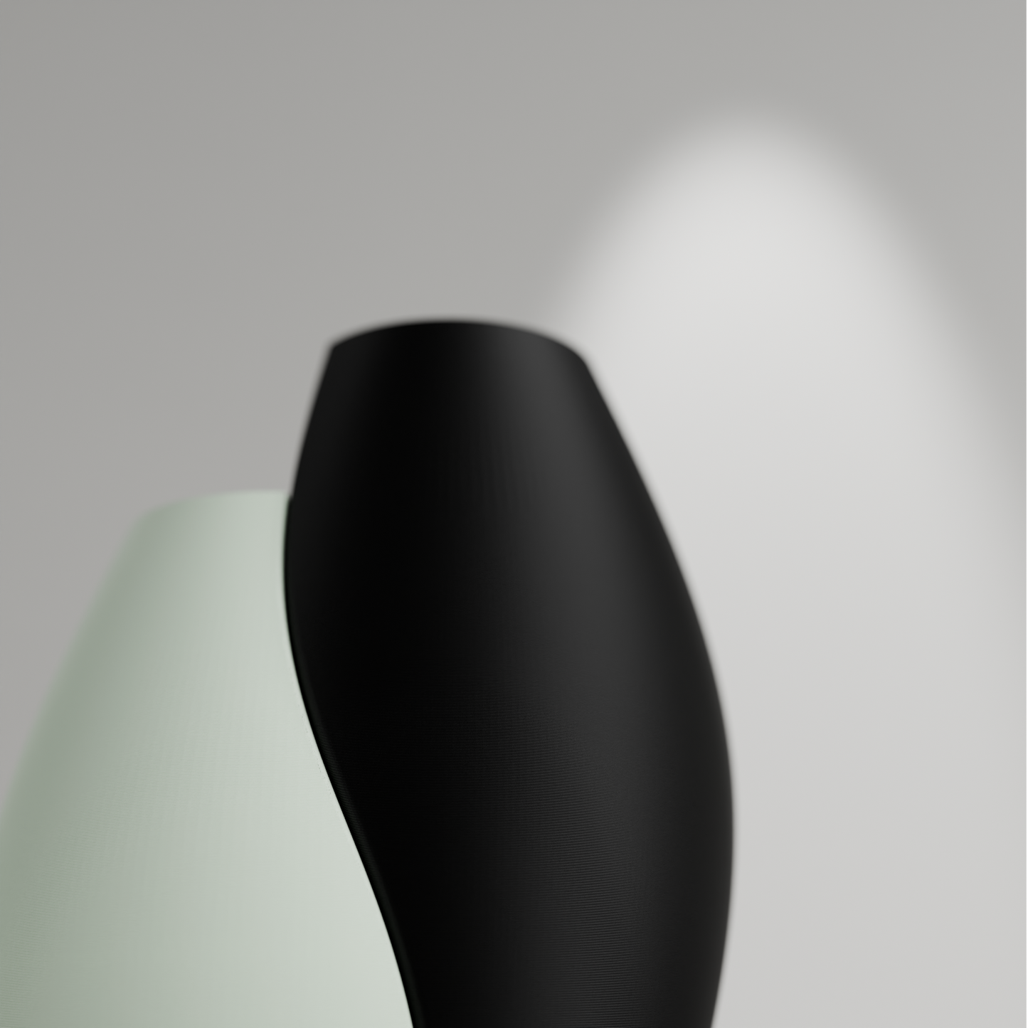 Unique Interlocking Dual Vase Set, Stylish Organic Curved Vessels, Minimalist Japandi Tabletop-Ready Statement Pair