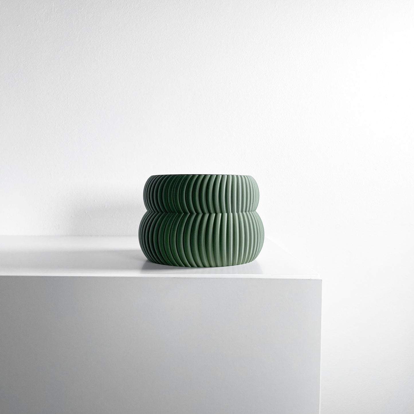 Planter Pot Set, Modern Indoor Succulent Holder, Sculptural Minimalist Organizer