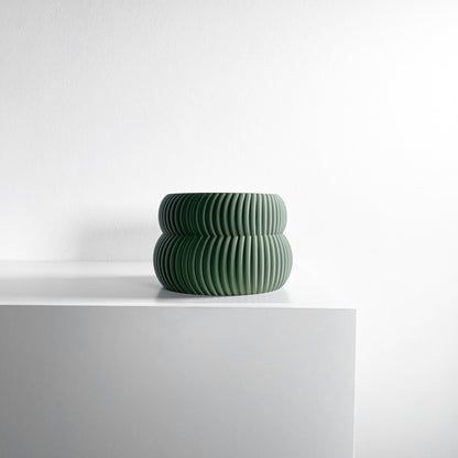 Planter Pot Set, Modern Indoor Succulent Holder, Sculptural Minimalist Organizer