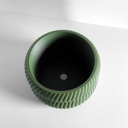 Planter Pot Set, Modern Indoor Succulent Holder, Sculptural Minimalist Organizer