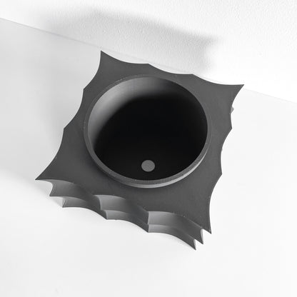 Planter Pot, Geometric Succulent Holder, Desktop Herb Vessel, Contemporary Display