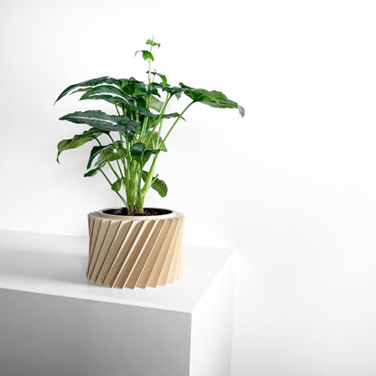 Succulent Planter, Geometric Sculptural Indoor Herb Vessel, Contemporary Workspace Organizer