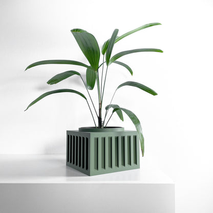 Planter Pot, Sculptural Desktop Succulent Container, Modern Table Accent Organizer, Creative Reading Nook