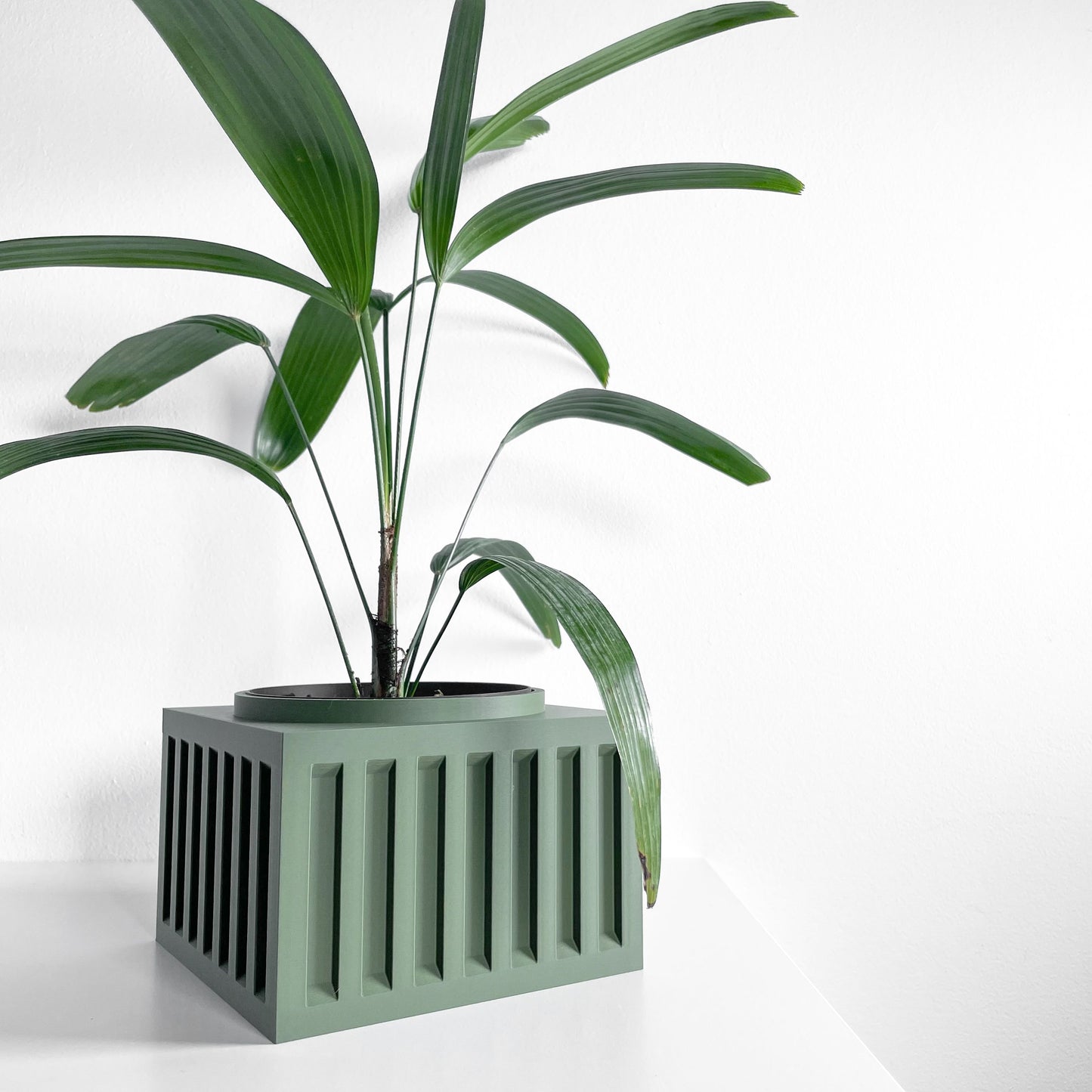 Planter Pot, Sculptural Desktop Succulent Container, Modern Table Accent Organizer, Creative Reading Nook