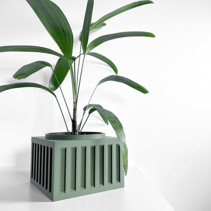 Planter Pot, Sculptural Desktop Succulent Container, Modern Table Accent Organizer, Creative Reading Nook