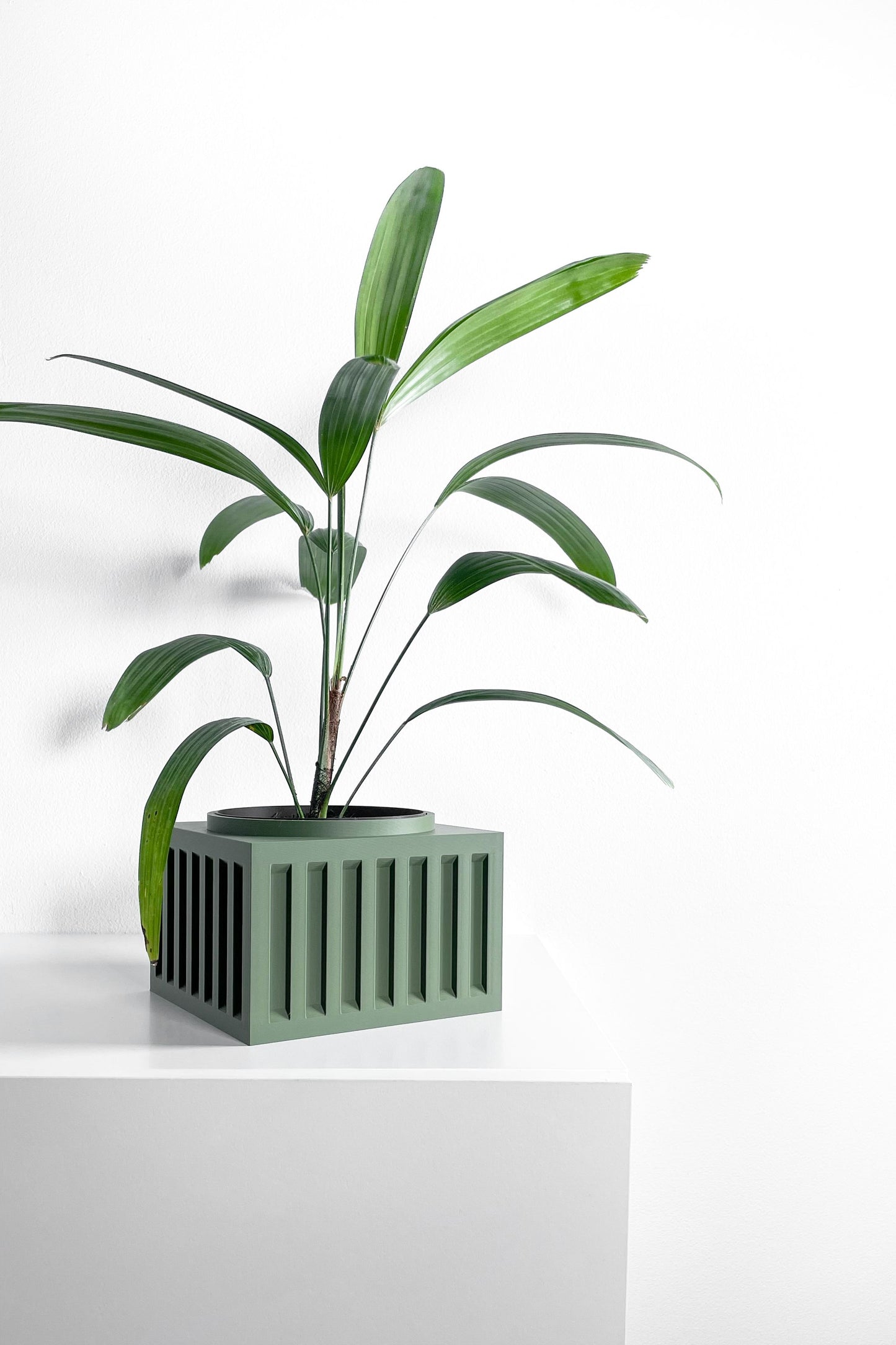 Planter Pot, Sculptural Desktop Succulent Container, Modern Table Accent Organizer, Creative Reading Nook