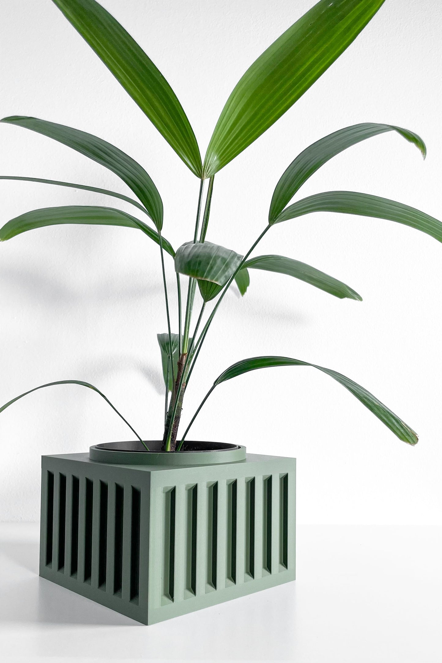 Planter Pot, Sculptural Desktop Succulent Container, Modern Table Accent Organizer, Creative Reading Nook