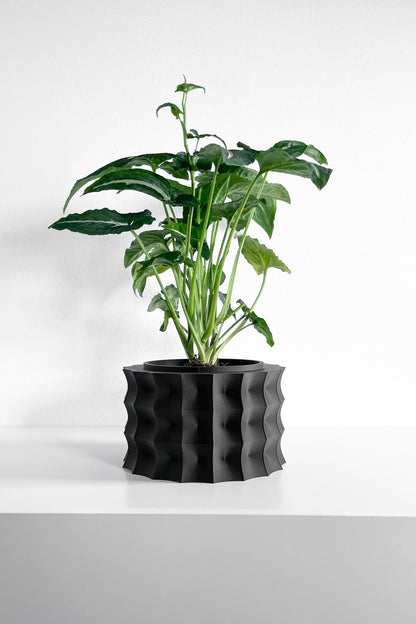 Planter Pot, Sculptural Desktop Herb Organizer, Modern Workspace Greenery Accent