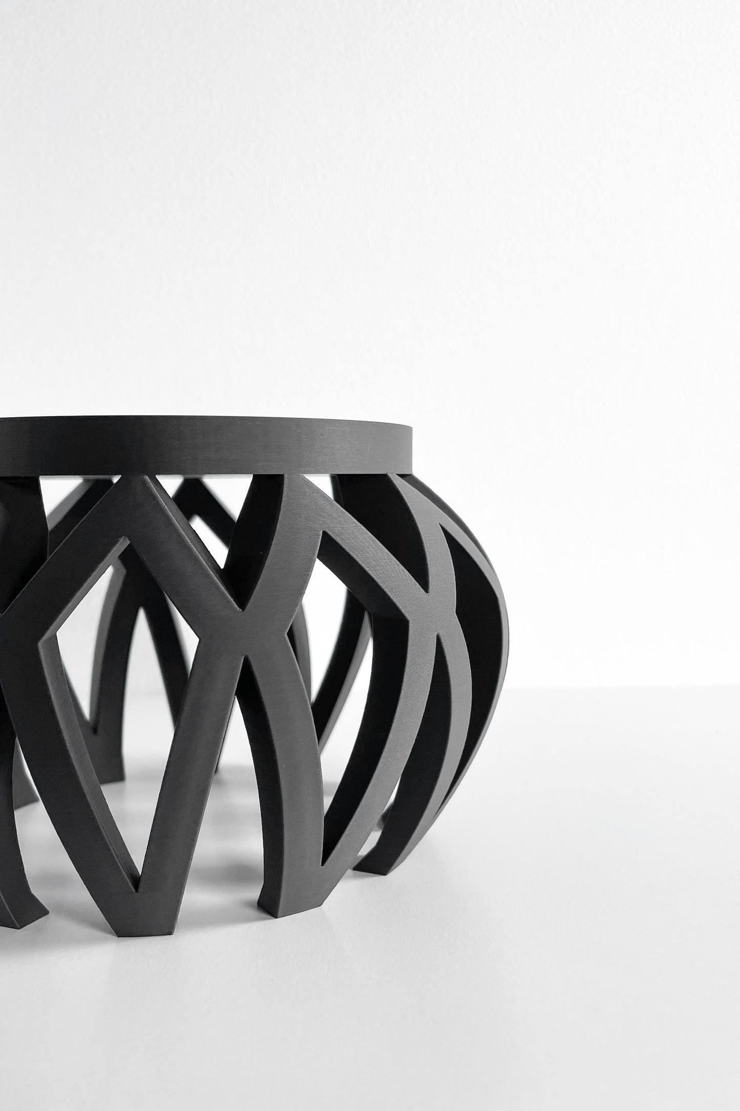 Plant Stand, Sculptural Pedestal for Houseplants, Compact Planter Riser Timeless, Minimal Decorative Flower Base