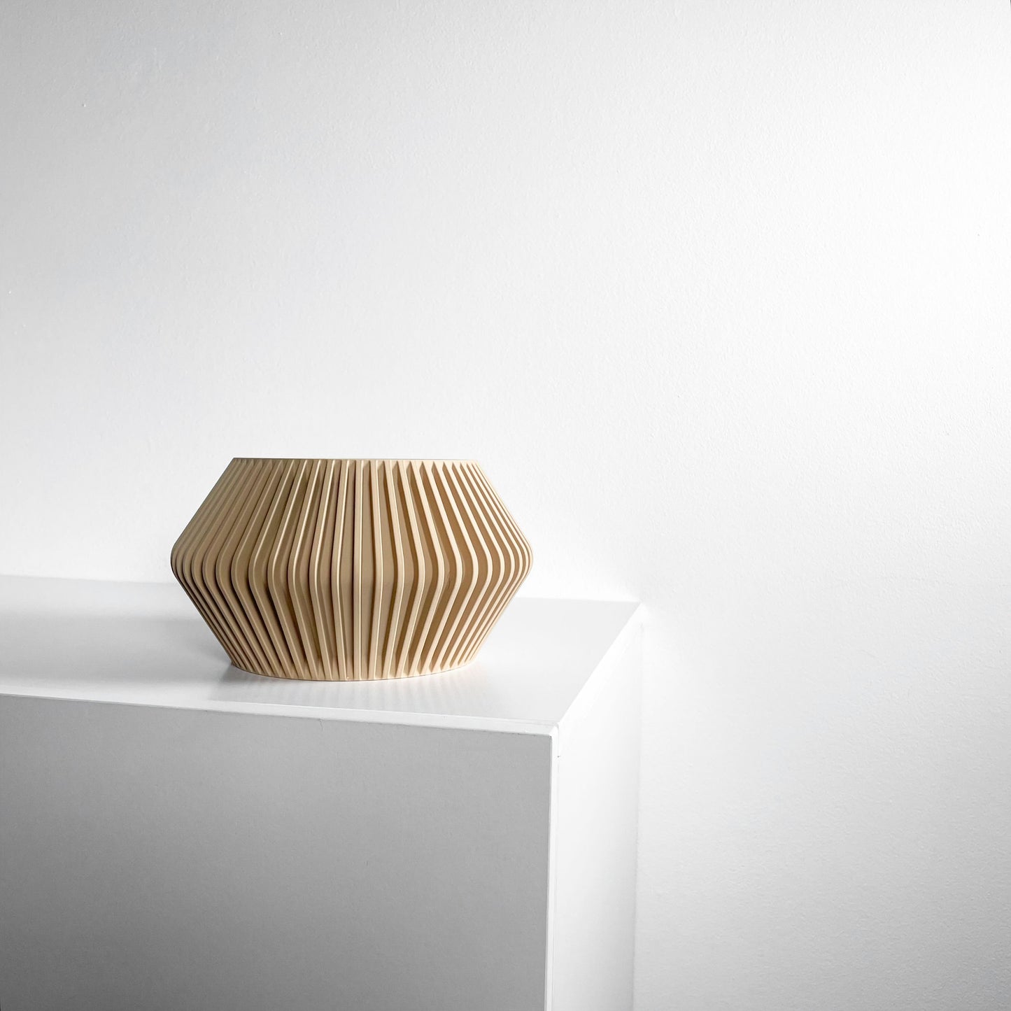 Plant Pot Ornamental, Contemporary Japandi Matte Desktop Organizer, Decorative Vessel