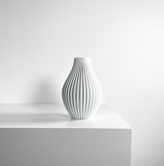 Vase, Contemporary Tabletop Flower Holder, Mantel Accent, Preserved Stems Showpiece, Nordic Style Vase