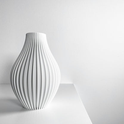 Vase, Contemporary Tabletop Flower Holder, Mantel Accent, Preserved Stems Showpiece, Nordic Style Vase