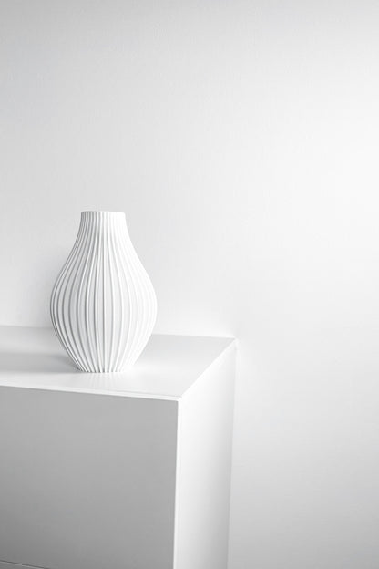 Vase, Contemporary Tabletop Flower Holder, Mantel Accent, Preserved Stems Showpiece, Nordic Style Vase