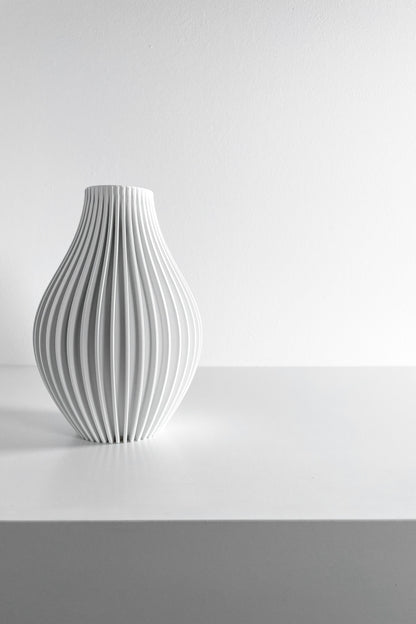 Vase, Contemporary Tabletop Flower Holder, Mantel Accent, Preserved Stems Showpiece, Nordic Style Vase