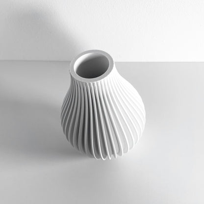 Vase, Contemporary Tabletop Flower Holder, Mantel Accent, Preserved Stems Showpiece, Nordic Style Vase