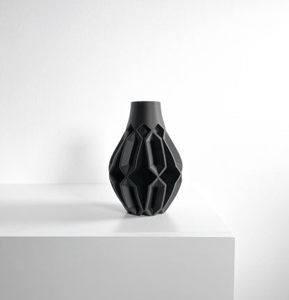 Vase, Sculptural Contemporary Dried Flower Holder, Minimalist Modern Shelf Decor