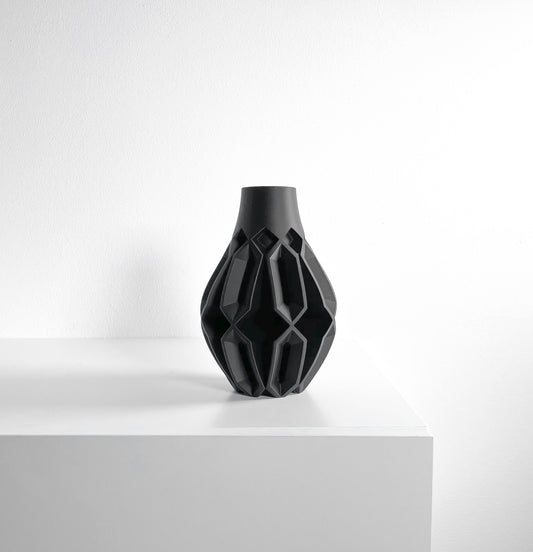 Vase, Sculptural Contemporary Dried Flower Holder, Minimalist Modern Shelf Decor