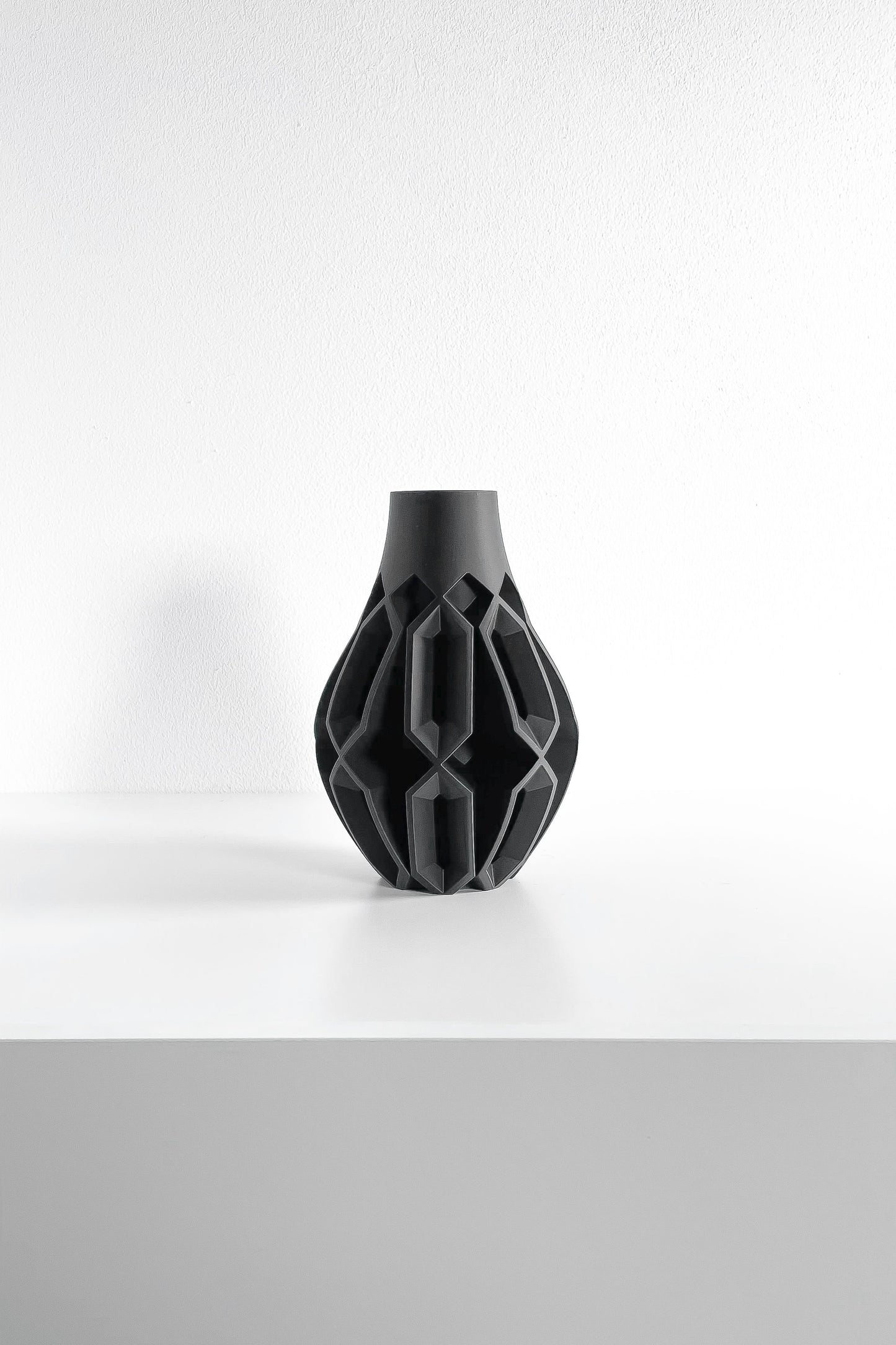 Vase, Sculptural Contemporary Dried Flower Holder, Minimalist Modern Shelf Decor