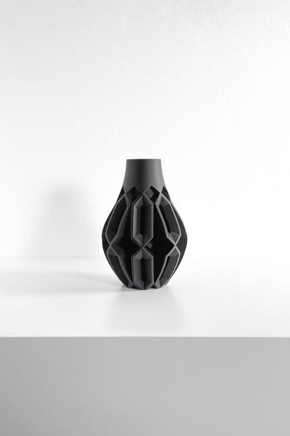 Vase, Sculptural Contemporary Dried Flower Holder, Minimalist Modern Shelf Decor