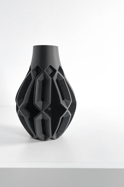 Vase, Sculptural Contemporary Dried Flower Holder, Minimalist Modern Shelf Decor